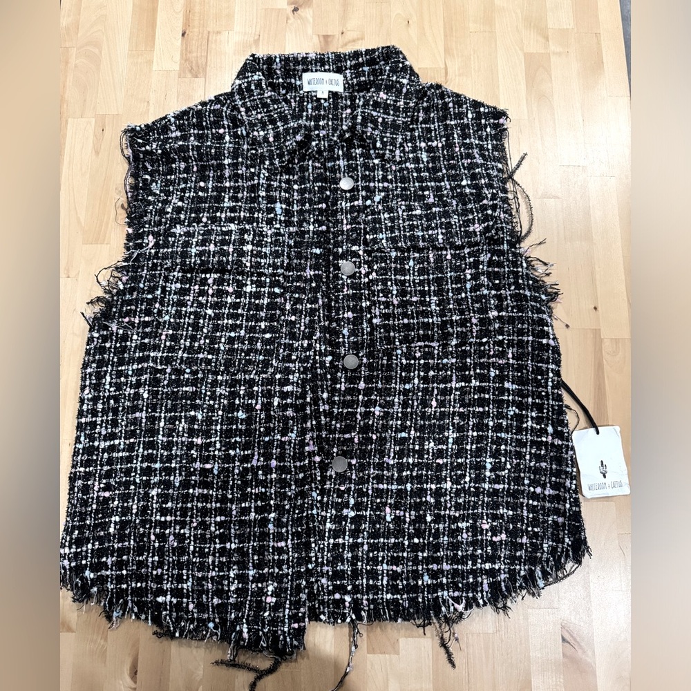 NWT Tweed Vest